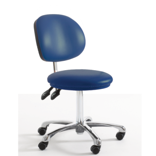 Round Stool with Back Rest